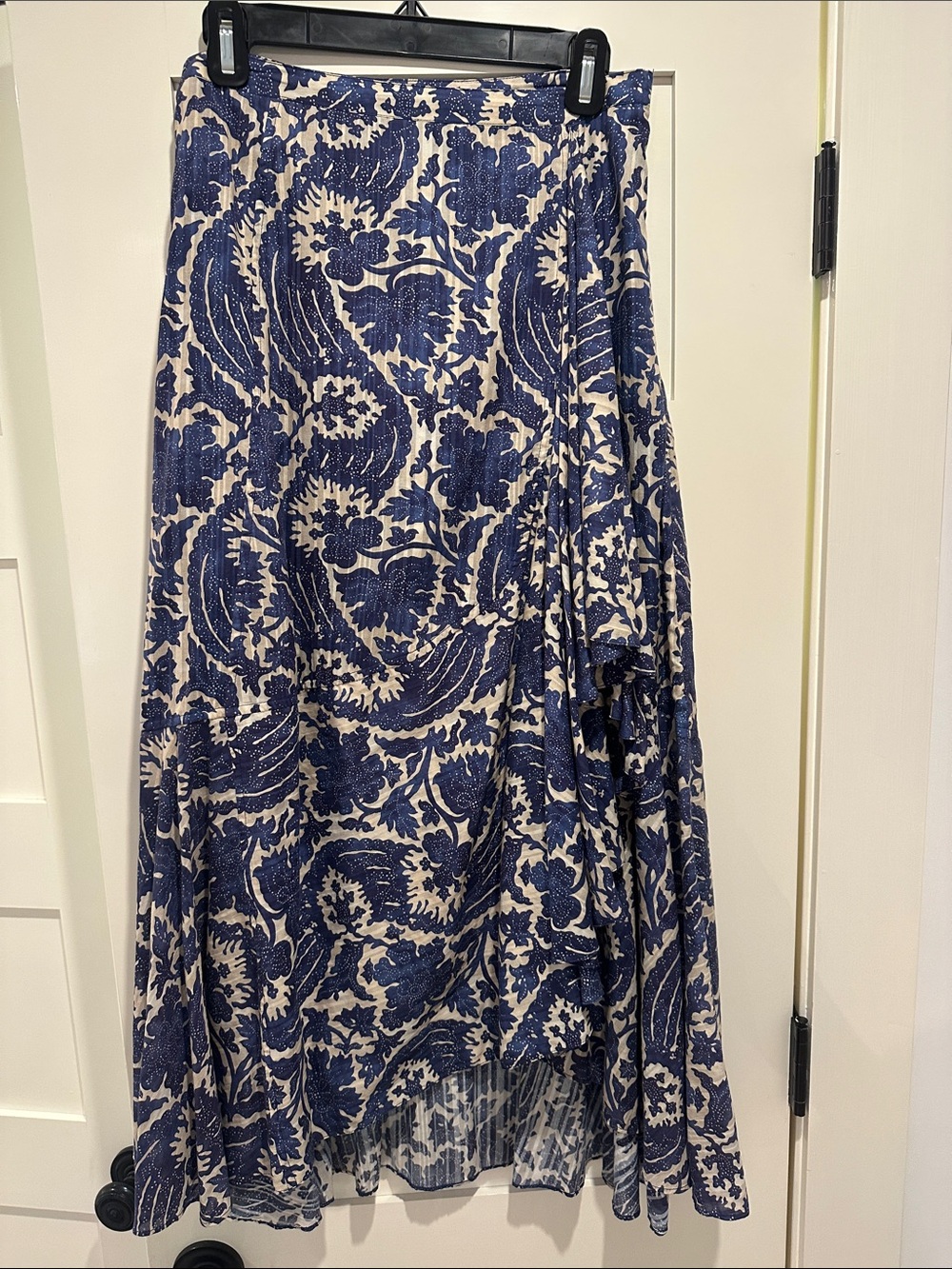 Ulla Johnson. Sabina Printed Skirt cotton blend.